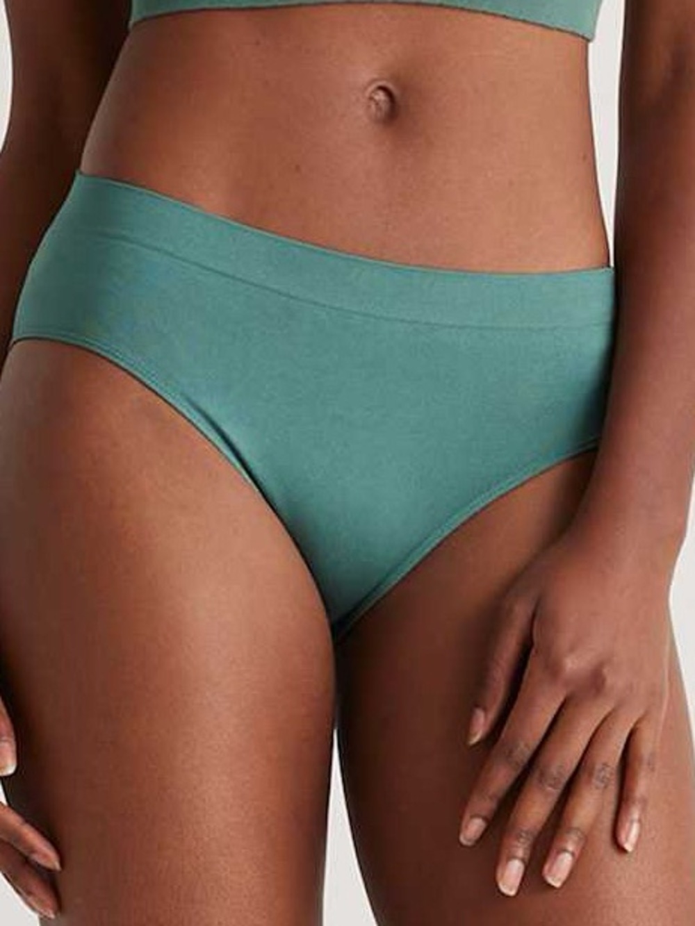 NWT Quince Smoothing Comfort Bikini in Rosemary Green Sz S